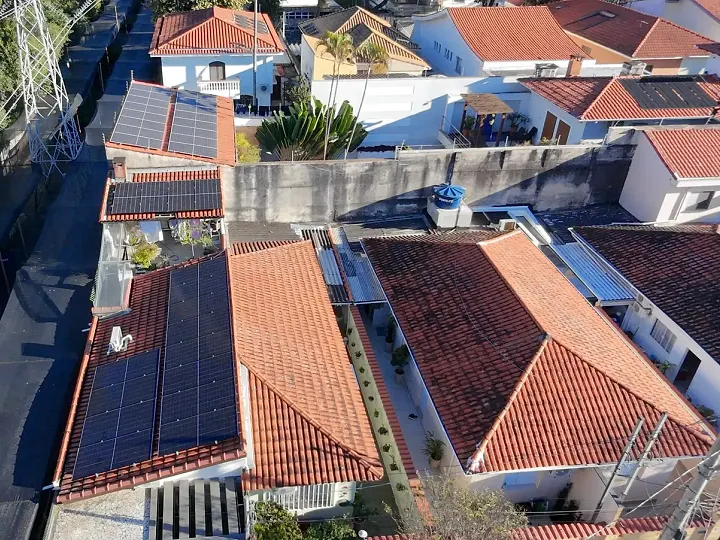 Painéis solares em casa no Brooklin Paulista